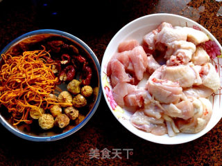 Cordyceps Flower Fig Chicken Soup recipe
