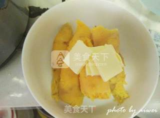 Baked Sweet Potato with Cheese recipe