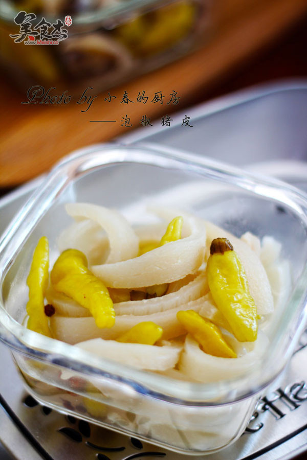 Pickled Pepper Pork Skin recipe