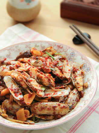 Spicy Fried Razor Clams recipe