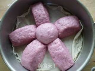 Natural Colored Purple Sweet Potato Steamed Buns recipe