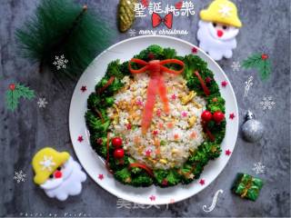 Christmas Garland Fried Rice recipe