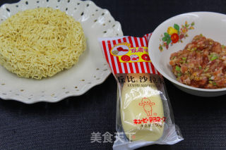 Kid's Favorite Salad Crispy Noodle Meatballs recipe