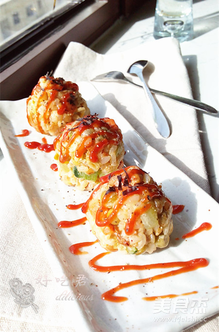 Grilled Assorted Rice Balls recipe