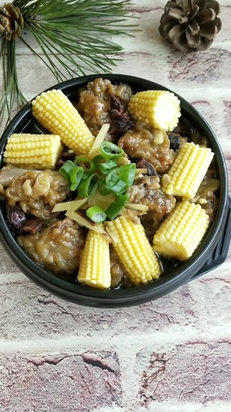 Steamed Spare Ribs with Baby Corn recipe