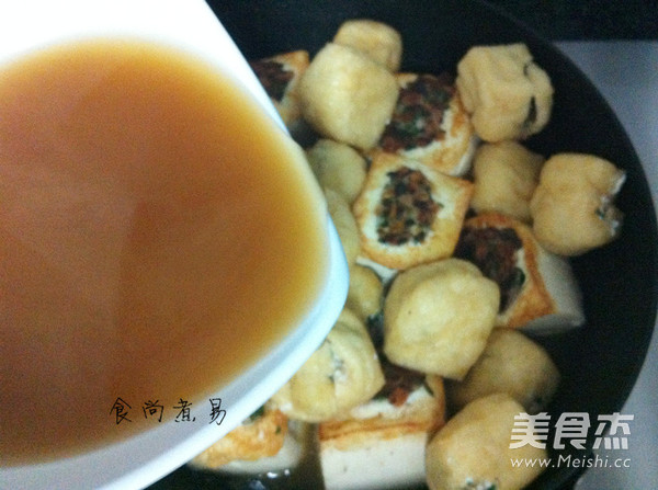 Mandarin Duck Stuffed Tofu recipe