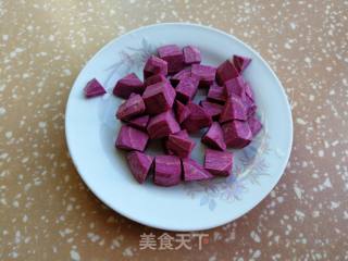 Purple Sweet Potato White Fungus and Lotus Seed Soup recipe