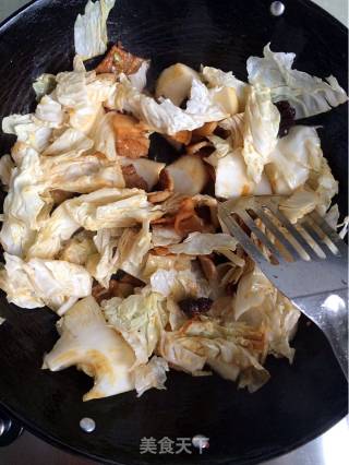Stir-fried Pork with Chinese Cabbage Vermicelli recipe