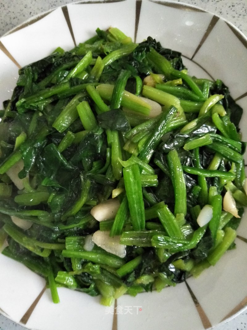 Vegetarian Stir-fried Spinach recipe