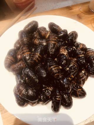 Fried Silkworm Pupa recipe