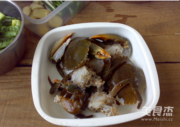 Crab Boiled Bitter Gourd recipe