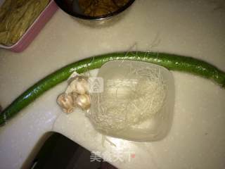 Steamed Loofah with Garlic Vermicelli recipe