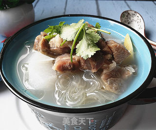 Beef and Radish Vermicelli Soup recipe