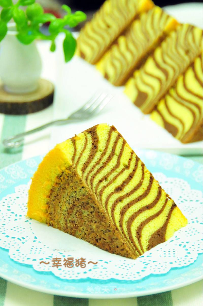 #the 4th Baking Contest and is Love to Eat Festival #zebra Pattern Yogurt Cake recipe