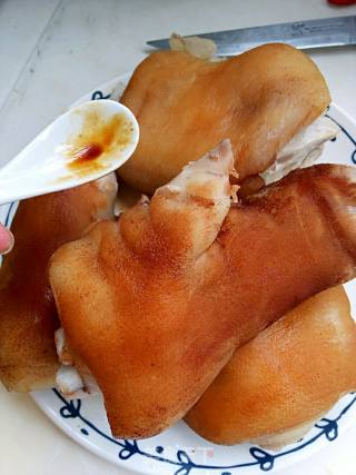 Marinated Trotters recipe