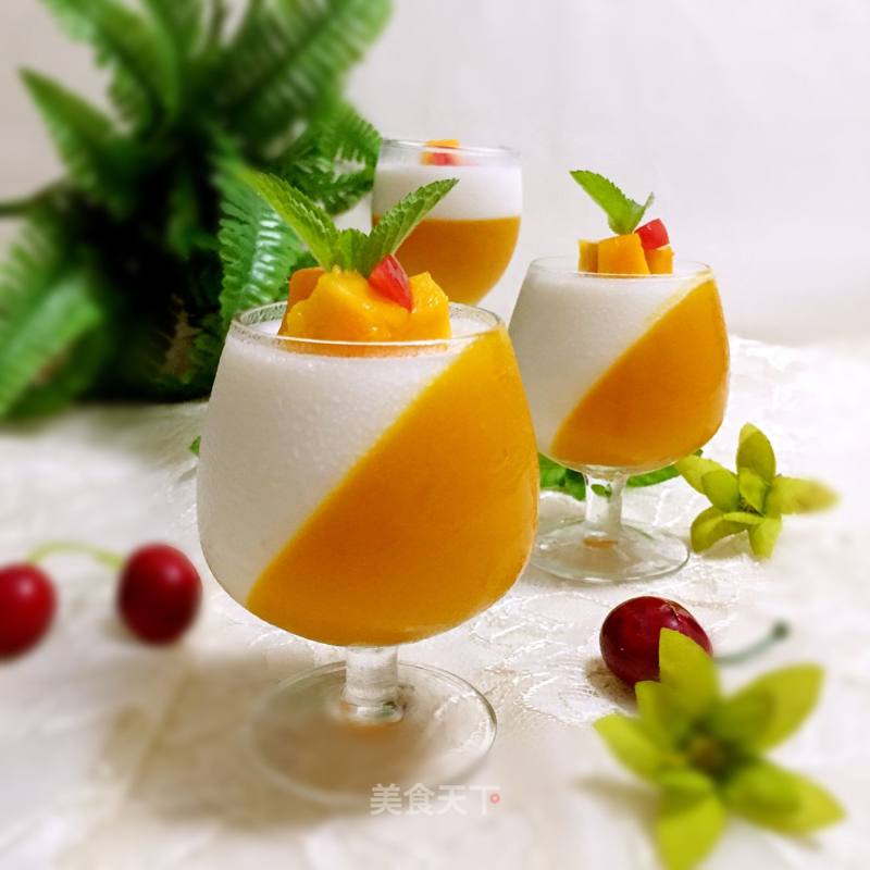 Mango Yogurt Mousse Cup recipe