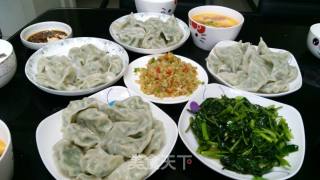 #春食野菜香# Wild Leek and Pork Dumplings Freshly Lose Eyebrows recipe