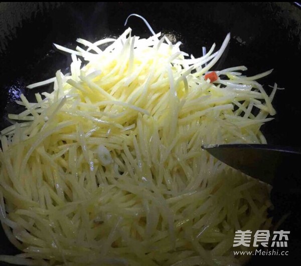 Shredded Potato Fried Rice recipe