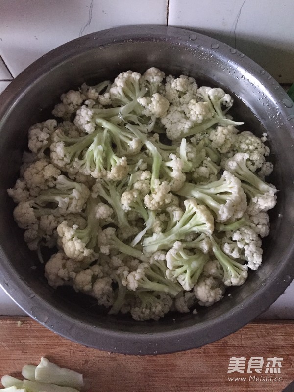 Stir-fried Cauliflower with Sauce recipe