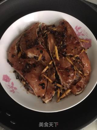 Steamed Fish Belly with Tempeh recipe