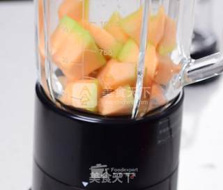Cantaloupe Ice Cream-joyoung Food recipe