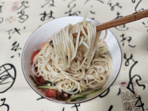 Shrimp Paste Noodles recipe