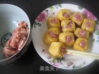 Oily Tofu Stuffed Meat recipe