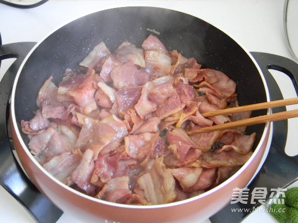 Roasted Bacon with Scallions recipe