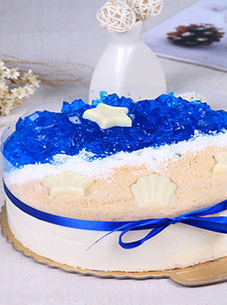 Small Fresh Ocean Cake, Bring You A Different Cool Summer recipe