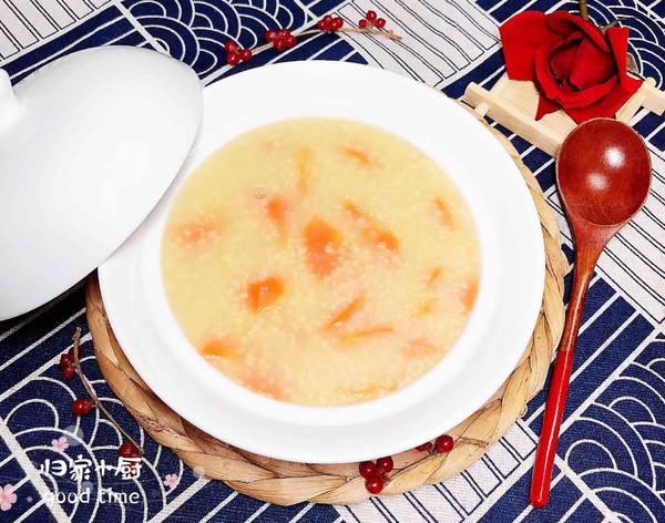 Nourishing Carrot Millet Congee recipe