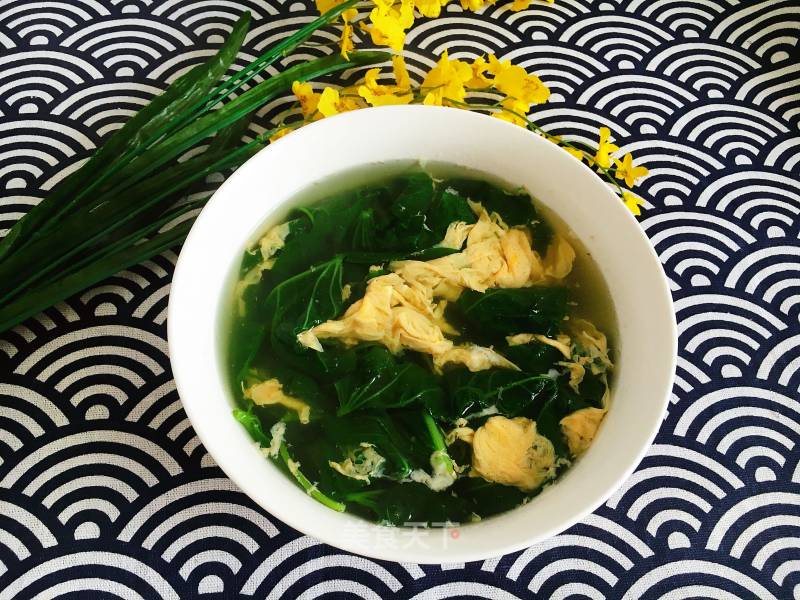 Convolvulus Leaf Egg Soup recipe
