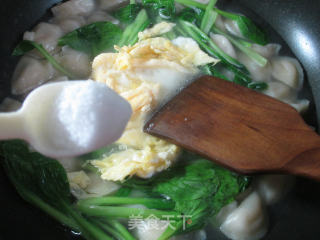 Duck Eggs and Feucai Mi Mi Dumplings recipe