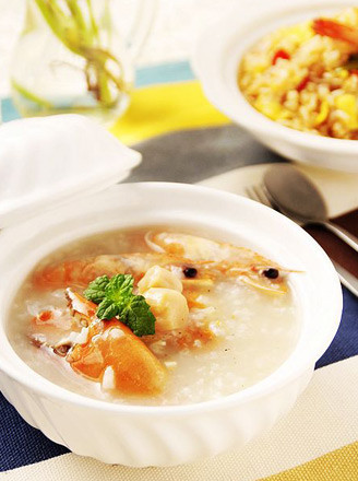 Seafood Congee recipe