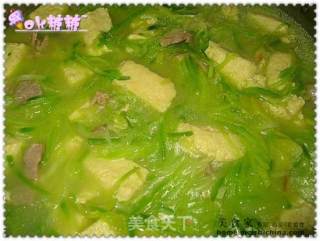 Green Radish Stewed Frozen Tofu recipe