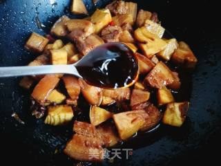 Stewed Pork Belly with Spring Bamboo Shoots recipe