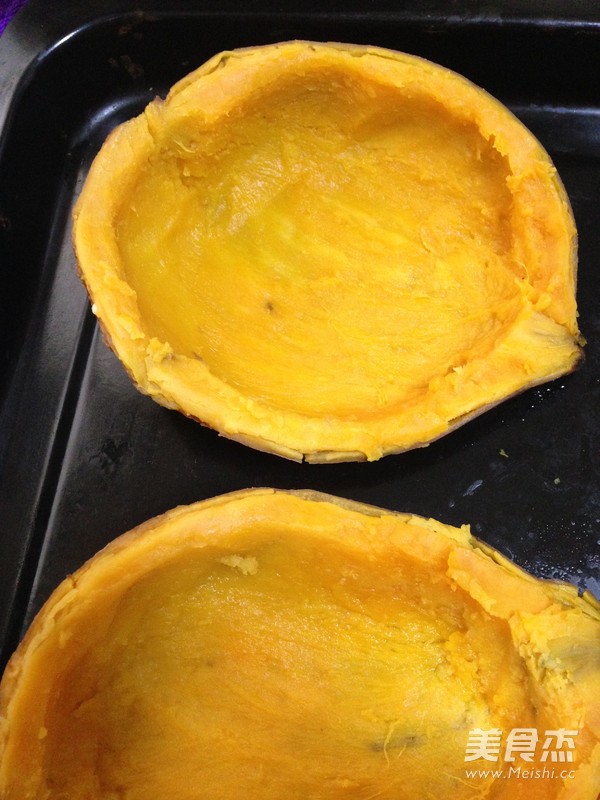 Baked Sweet Potato with Cheese recipe