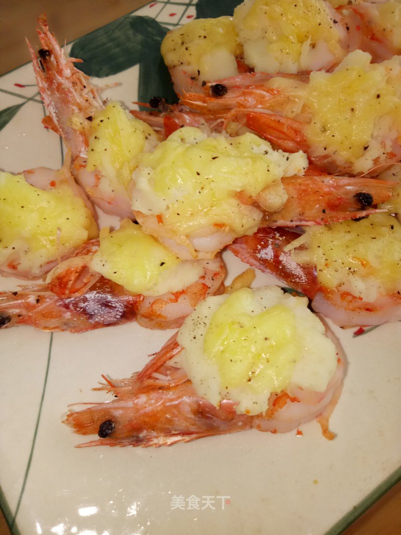 Baked Shrimp with Yam Cheese recipe