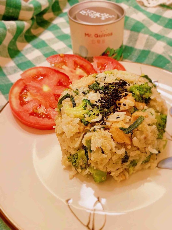 Salmon and Quinoa Braised Rice recipe