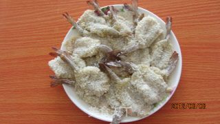 Fried Plate Shrimp recipe