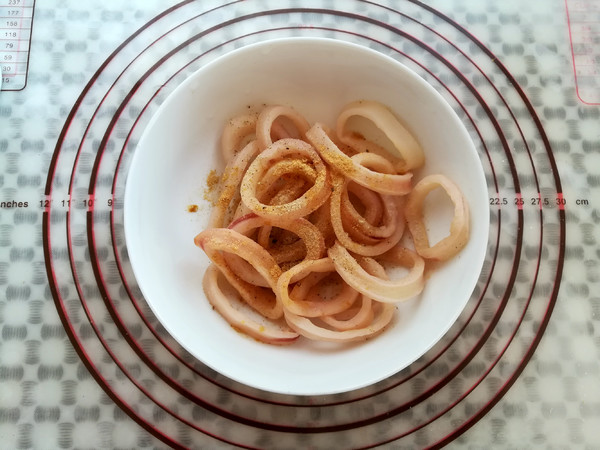 Crispy Cereal Squid Rings recipe