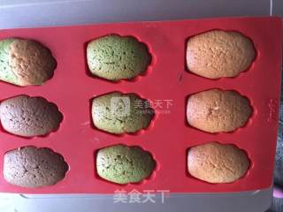 Tricolor Madeleine recipe