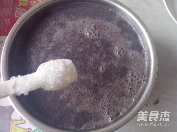 Black Rice and Black Sesame Paste recipe