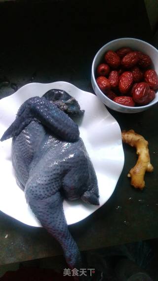 [fancy Food] Braised Black-bone Chicken with Red Dates recipe