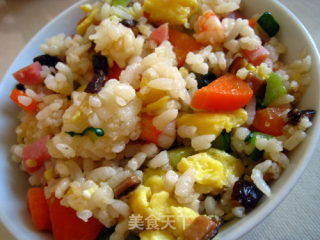 Kid's Lunch-colorful Fried Rice recipe