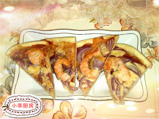 Delicious Shrimp Pizza recipe