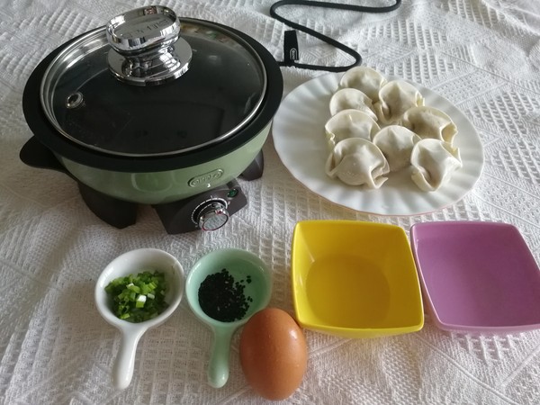 Fried Dumplings with Chopped Green Onion recipe