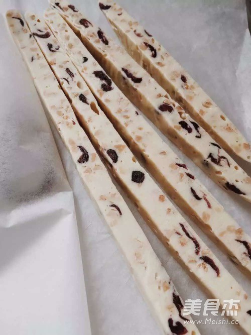 Cranberry Almond Nougat recipe