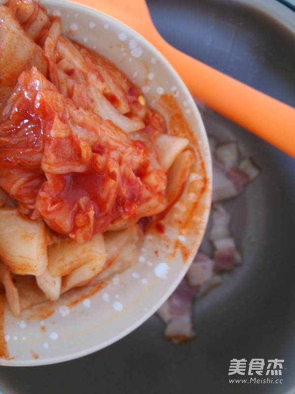 Stir-fried Bacon with Spicy Cabbage recipe