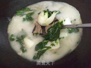 Cabbage and Pork Liver Soup recipe