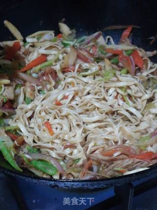 Colorful Fried Noodles recipe